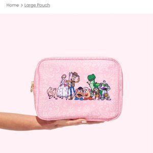 Stoney Clover Lane Toy Story Pink Large Pouch : Toys Stick Together (NWT)